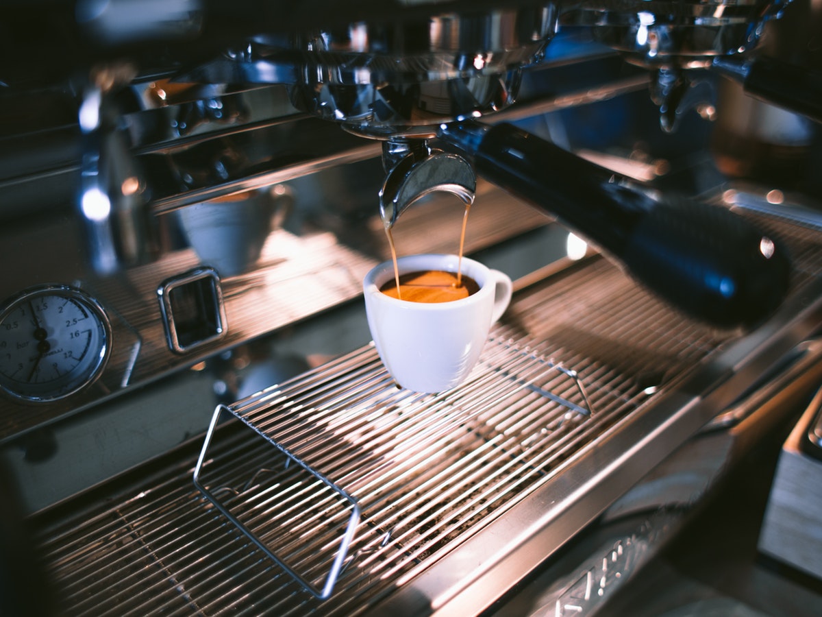 Example of the best commercial espresso machine for a small coffee shop